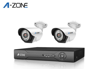 Chiny Wodoodporny zestaw kamer CCTV 2-kanałowy Poe IP66, system nadzoru Poe Nvr dostawca